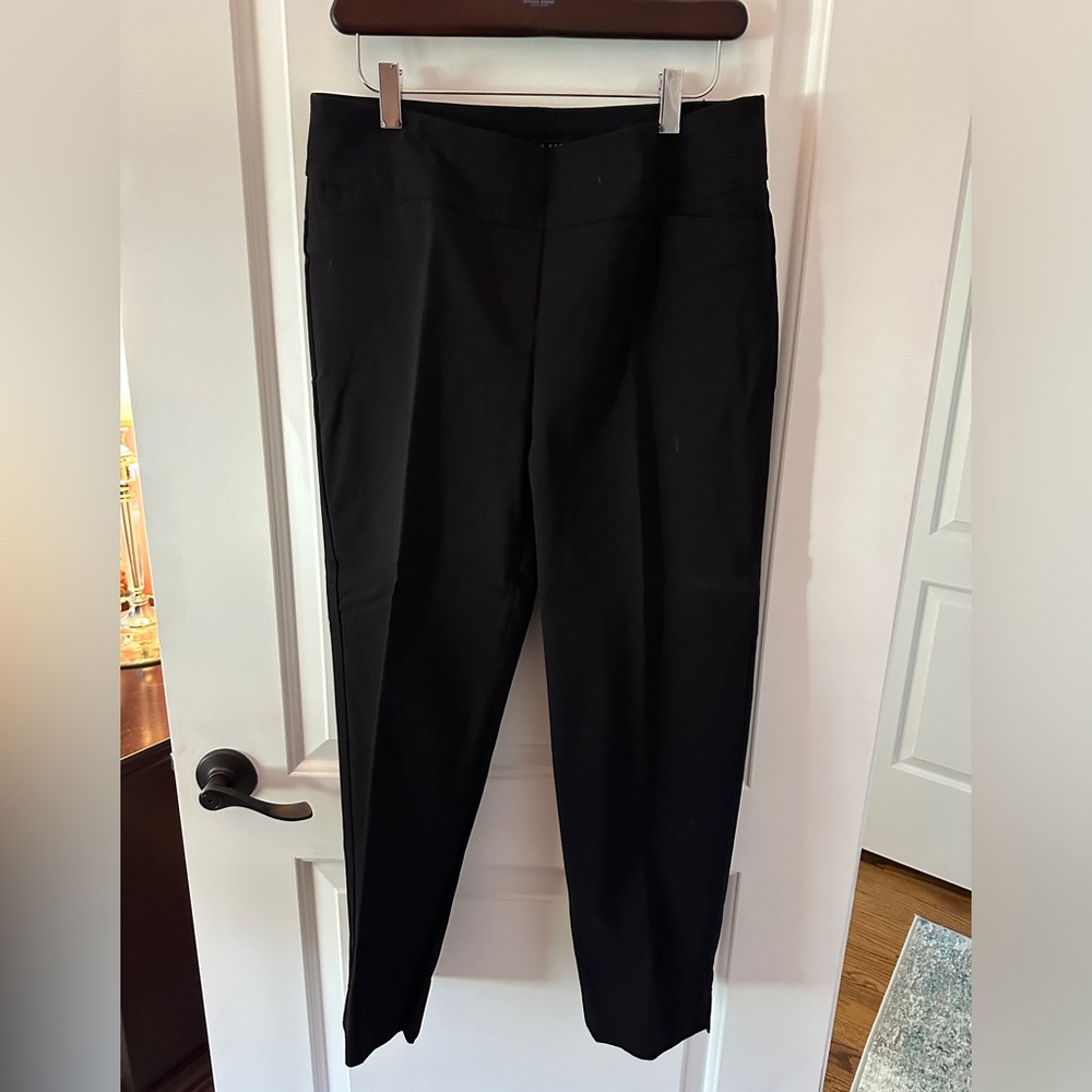 Zac & Rachel Size 10 Black Stretch Dress Pants